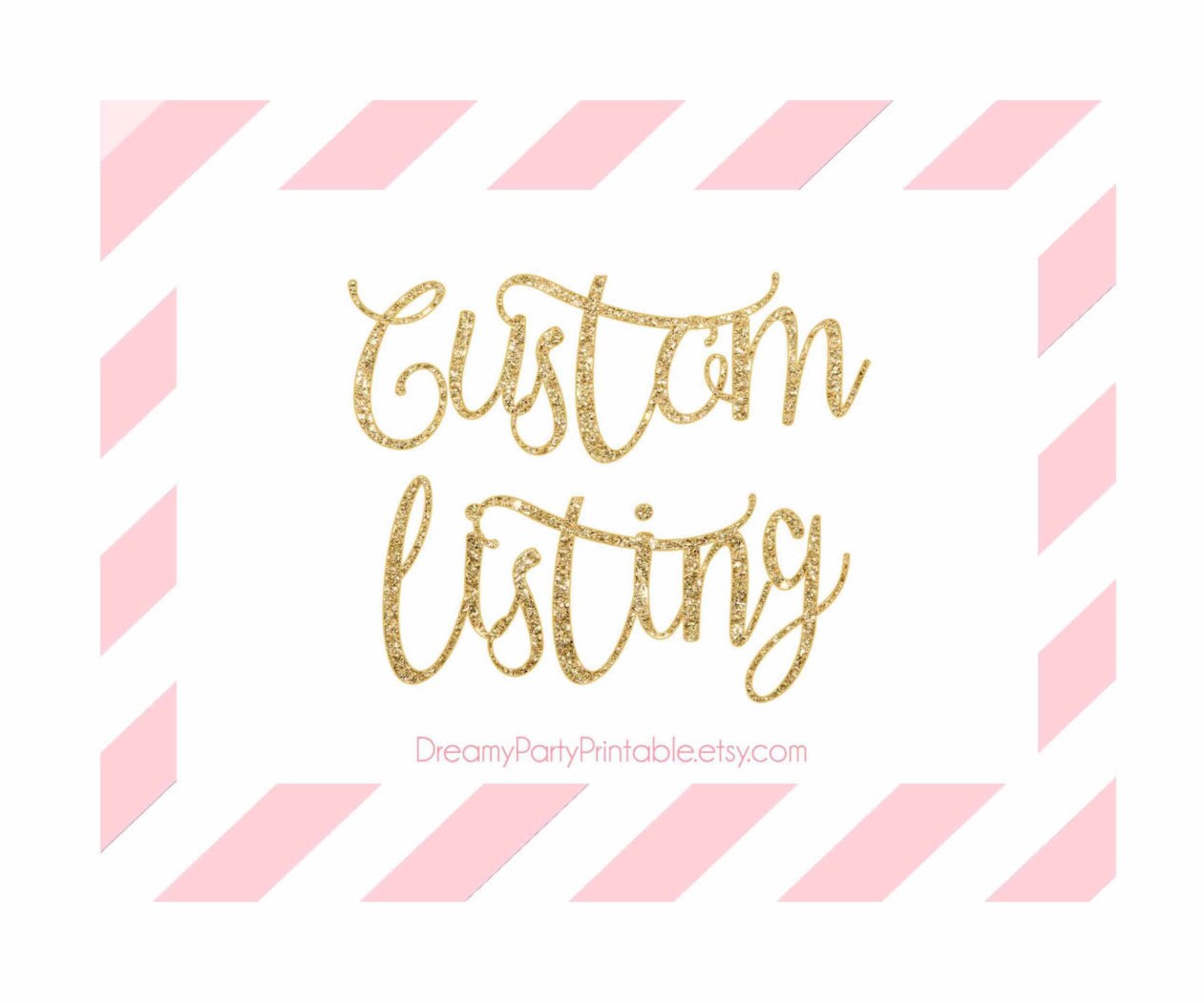 Custom Listing for Kim