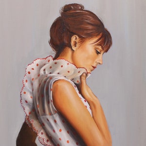 Jane Birkin Vintage portrait art print - retro wall art