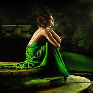 slim fit dress slacks Pre-Sell Keira Knightley as Cecilia Green Dress Atonement – LausenCrafts main image 0
