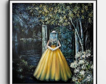 Queen Bee Art Print: Women Empowerment Fine Art Paper