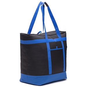 Extra Large Insulated Cooler Bag with Hard-Bottom. Made from Heavy Duty Materials, Thick Insulation, Large Sturdy Zipper