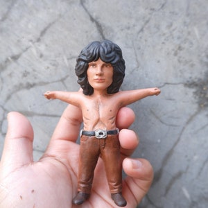Club 27 - Handmade custom, Jim Morrison Morisson figure  miniature figurine , sculpture, epoxy clay figurine, hand sculpted the doors singer