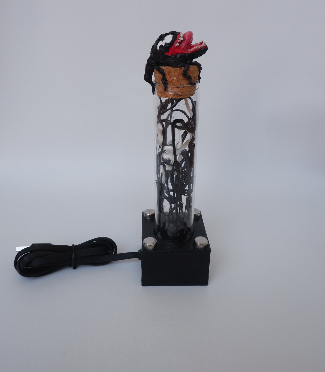 Baby Venom symbiote out from bottle jar laboratorium specimen Etsy