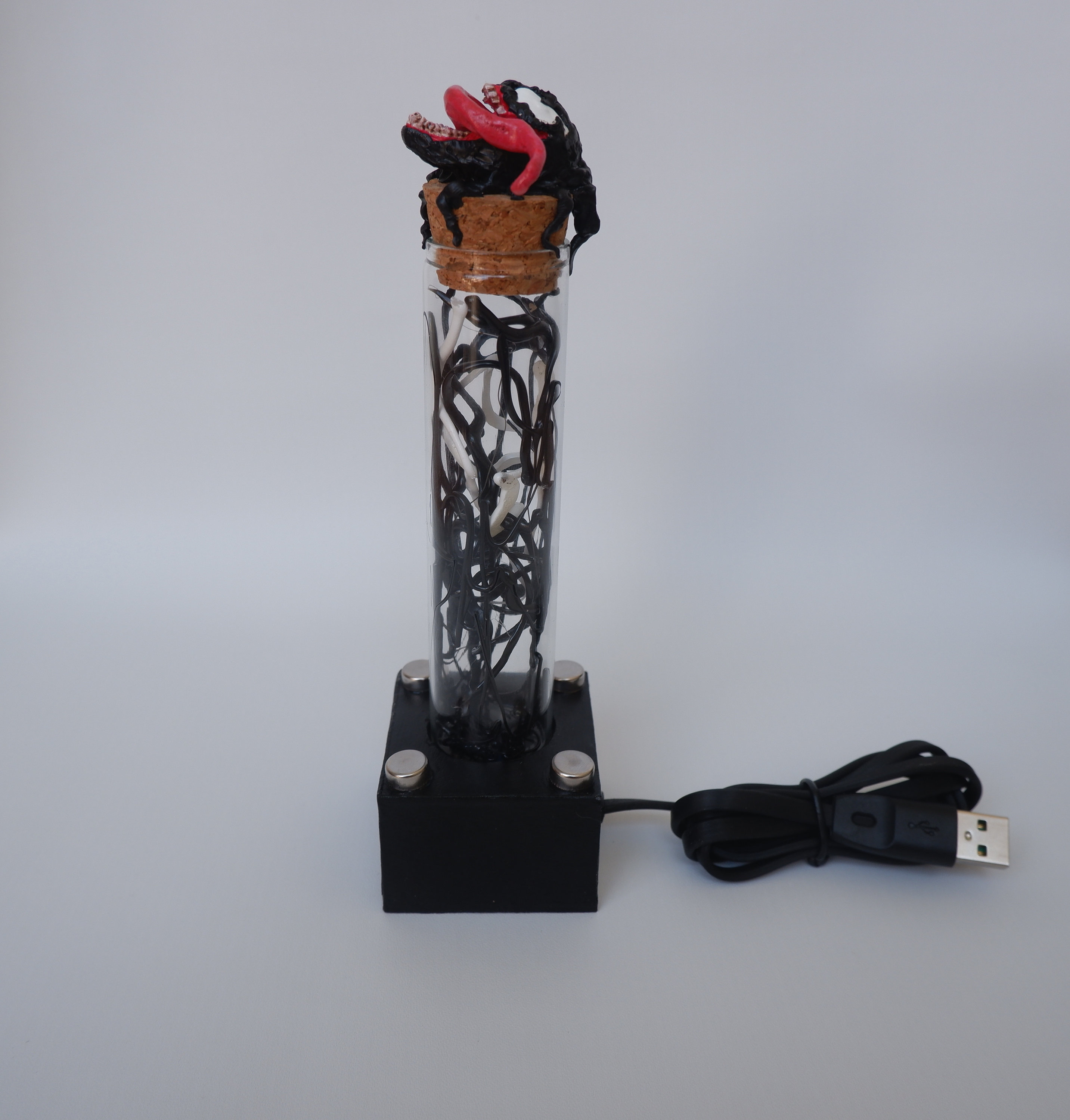 Baby Venom symbiote out from bottle jar laboratorium specimen Etsy