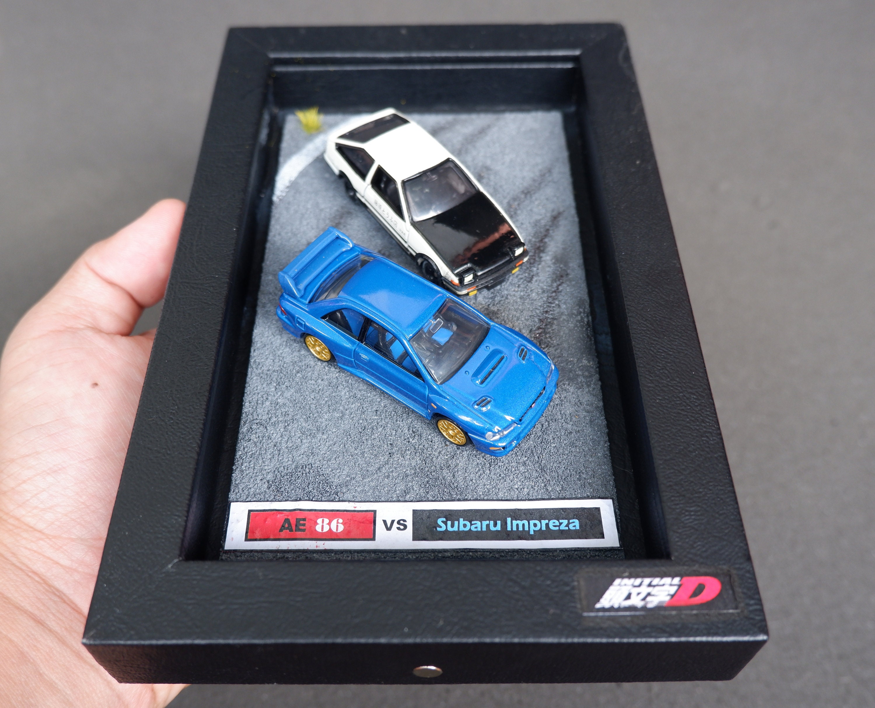 Limited Toyota Ae86 Vs Subaru Impreza Takumi Fujiwara Vs Etsy