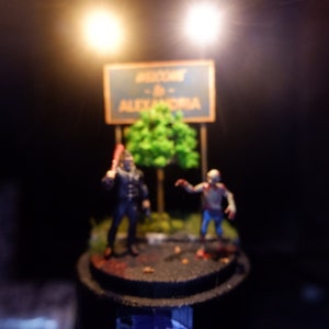 Benvenuti ad Alessandria - Walking Dead Diorama - Horor Scene - mostro zombie - Regalo speciale - merchandising -
