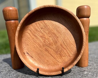 Regalo de bodas perfecto: juego de cuenco de cerezo macizo y molinillo de especias de cerezo, fabricados en Canadá.