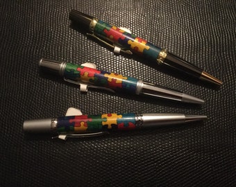 MultiColoured Jigsaw Puzzle Pens