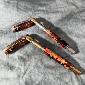 Custom-made Jigsaw Puzzle Twist Ballpoint, rollerball, or fountain pen