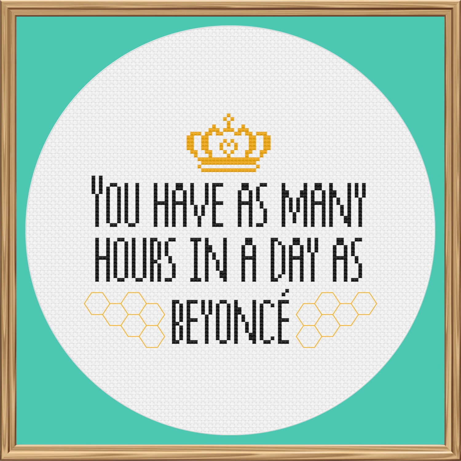 Beyoncé Cross Stitch Pattern motivational Cross Stitch Pattern PDF ...