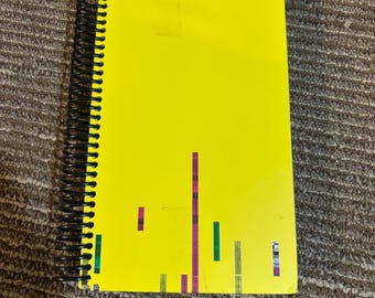 Yellow, The Rule of One, Handmade, Upcycled, Repurposed, Journal, Last Minute, Blank Pages, Storybook, Diary, Sketchbook