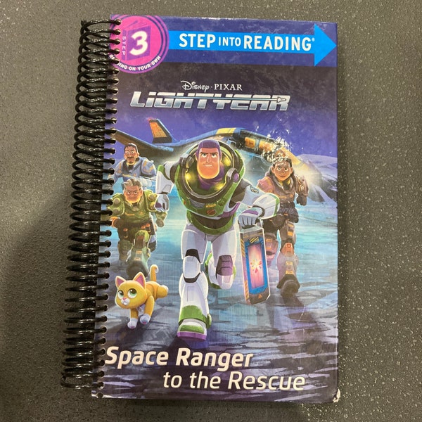 UPCYCLED JOURNALS: Lightyear, Toy Story, Disney, Pixar, Upcycled, Repurposed, Journal, Last Minute, Storybook, Diary,