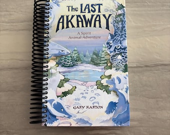 Spirit Animals | Last Akaway | Hardcover Book Notebook | Nostalgic Gift for Readers | Eco Friendly Journal
