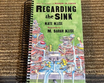 Regarding the Sink | Hardcover Book Notebook | Nostalgic Gift for Readers | Eco Friendly Journal