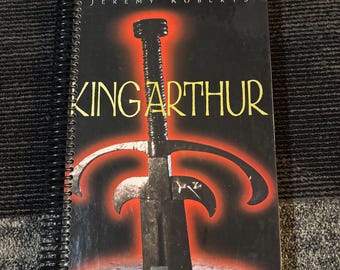 King Arthur | Medieval | Legend | Fantasy | Hardcover Book Notebook | Nostalgic Gift for Readers | Eco Friendly Journal
