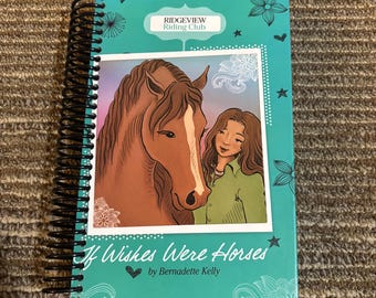 If Wishes Were Horses | Green | Upcycled Writing Journal | Handmade Notebook Repurposed from a Discarded Book