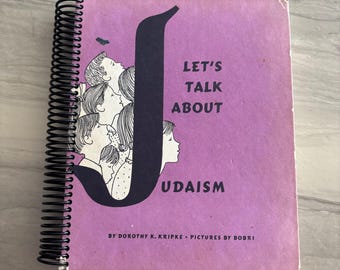 Judaism | Jewish | Hardcover Book Notebook | Nostalgic Gift for Readers | Eco Friendly Journal