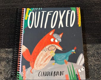 Outfoxed | Mystery | Hardcover Book Notebook | Nostalgic Gift for Readers | Eco Friendly Journal