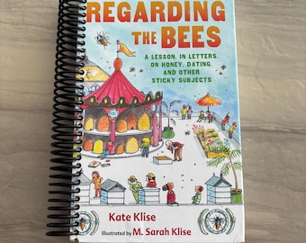Regarding the Bees | Hardcover Book Notebook | Nostalgic Gift for Readers | Eco Friendly Journal