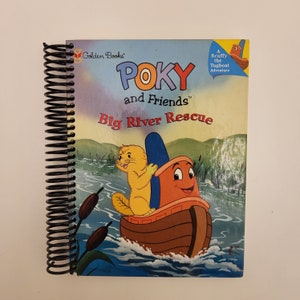 UPCYCLED JOURNALS: Scuffy, Poky, Golden Book, Handmade, Upcycled, Repurposed, Journal, Last Minute, Storybook, Diary, Sketchbook