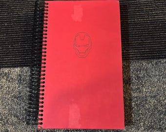 Iron Man | Marvel | Superhero | Hardcover Book Notebook | Nostalgic Gift for Readers | Eco Friendly Journal