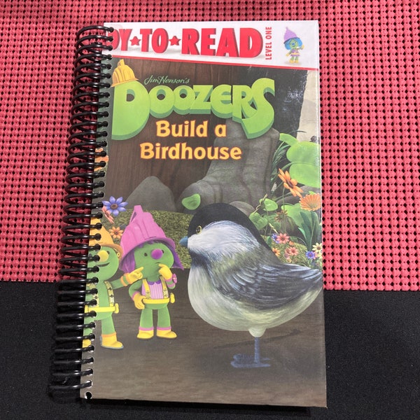 UPCYCLED JOURNALS: Doozers, Birdhouse, Handmade, Upcycled, Repurposed, Journal, Last Minute, Blank Pages, Storybook, Diary, Sketchbook