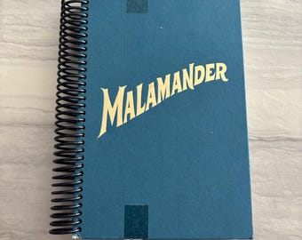 Green | Malamander | The Legends of Eerie-on-Sea | Writing Journal Made from Vintage Books | Handmade Notebook for Readers & Writers