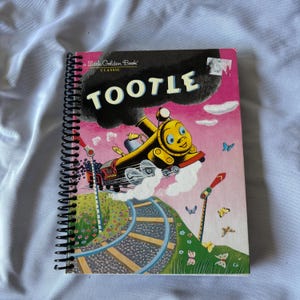 UPCYCLED JOURNALS: Little Golden Book Land, Handmade, Upcycled, Repurposed, Journal, Last Minute, Storybook, Diary, Sketchbook