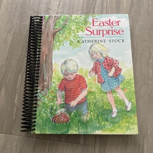UPCYCLED JOURNALS: Easter Surprise, Holidays, Handmade, Upcycled, Repurposed, Journal, Last Minute, Storybook, Diary, Sketchbook
