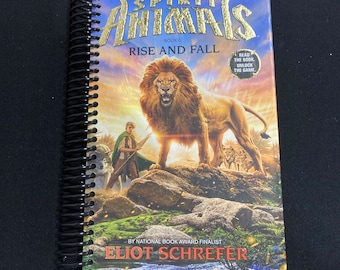 UPCYCLED JOURNALS: Spirit, Animal, Lion, Rise and Fall, Handmade, Repurposed, Journal, Last Minute, Storybook, Diary, Sketchbook