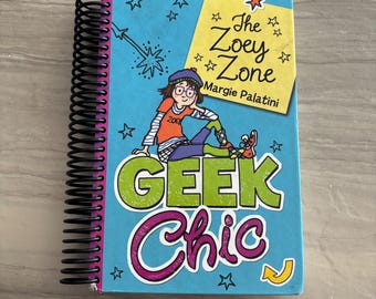 Geek Chic | The Zoey Zone | Hardcover Book Notebook | Nostalgic Gift for Readers | Eco Friendly Journal