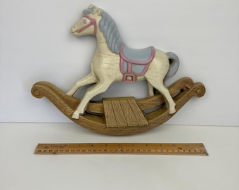 ヴィンテージ 80/90 ロッキングホース Burwood Productions 壁装飾