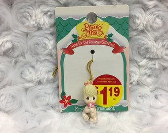 Vintage Precious Moments Ornament *1985 Baby's 1st Christmas (baby With ...