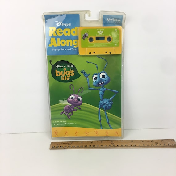 Vtg Sealed Disney Pixar A Bugs Life Read Along Paperback Book