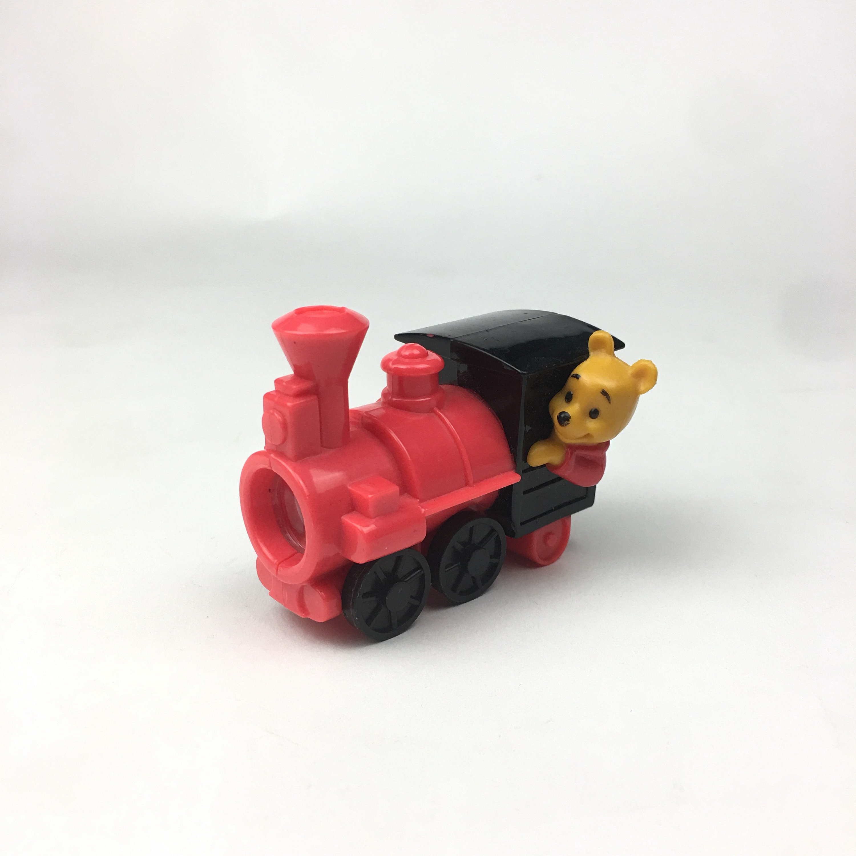 Disney Winnie Puuh Bär Big Thunder Mountain Schwarz und Rot Zugbetrachter Spielzeug