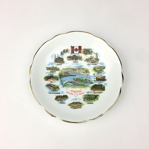 Montreal Canada Expo 67 Collectible Dish Saucer Royal Darwood Gold Trim Vtg 1967