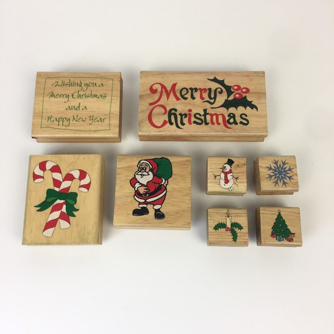 ドイツ製 輸入 ラバースタンプ マウント済『そりを引くブラウニー クリスマス』 il_1080xN.1943255647_nq89.jpg