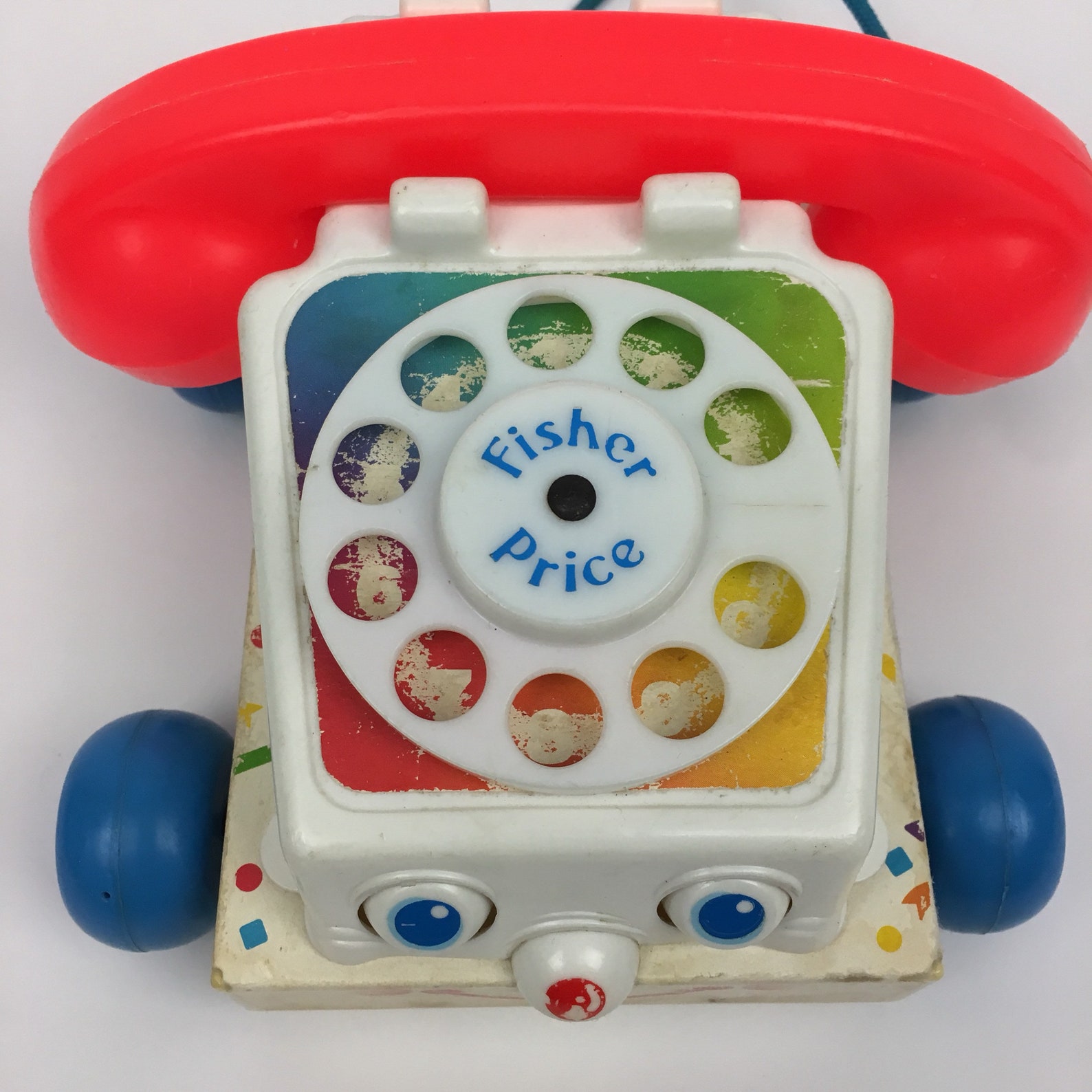 Fisher Price Vintage 1985 Rotary Telephone Toy Phone Moving Etsy