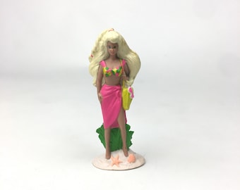 Barbie Strand blonde Cake Topper Swim Suit Metallic Metallic Metallic Metallic Metallic Metallic 1991