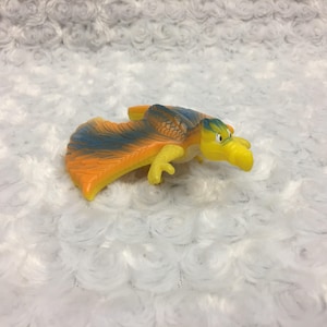 Yellow Orange Blue Dragon Plastic McDonalds Happy Meal Toy Collectible Vtg 1997