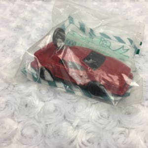 Red Black Hot Wheel Totally Toy Vintage 1993 Holiday Christmas Happy Meal Sealed Toy Car