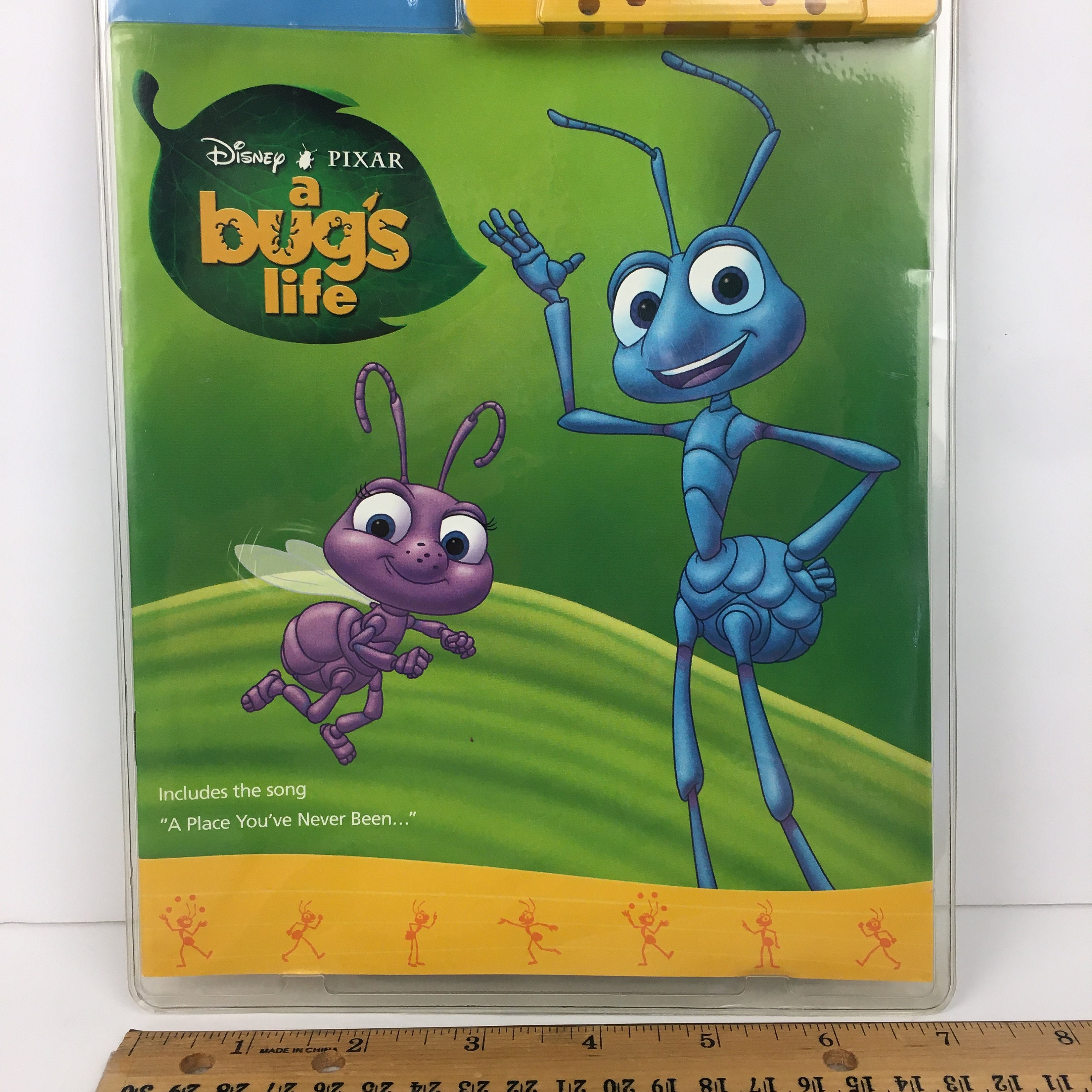Vtg Sealed Disney Pixar A Bugs Life Read Along Paperback Book 