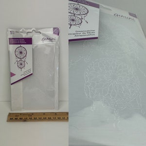Dreamcatcher Gemini Crafters Companion Pasta de relevo Embossing Craft Scrapbook