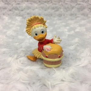 Vintage 1986 Rare Applause Disney Ducktales Tribal Duck Nephew Huey Figurine
