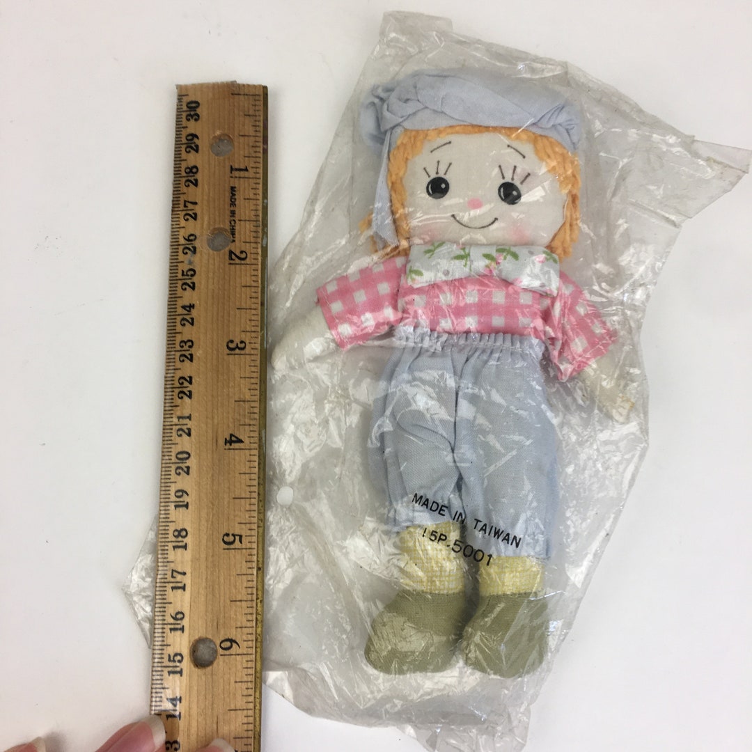 Vintage 1974 Sealed Hallmark Buttons and Bo 6.5 Inch Doll Small Plush ...