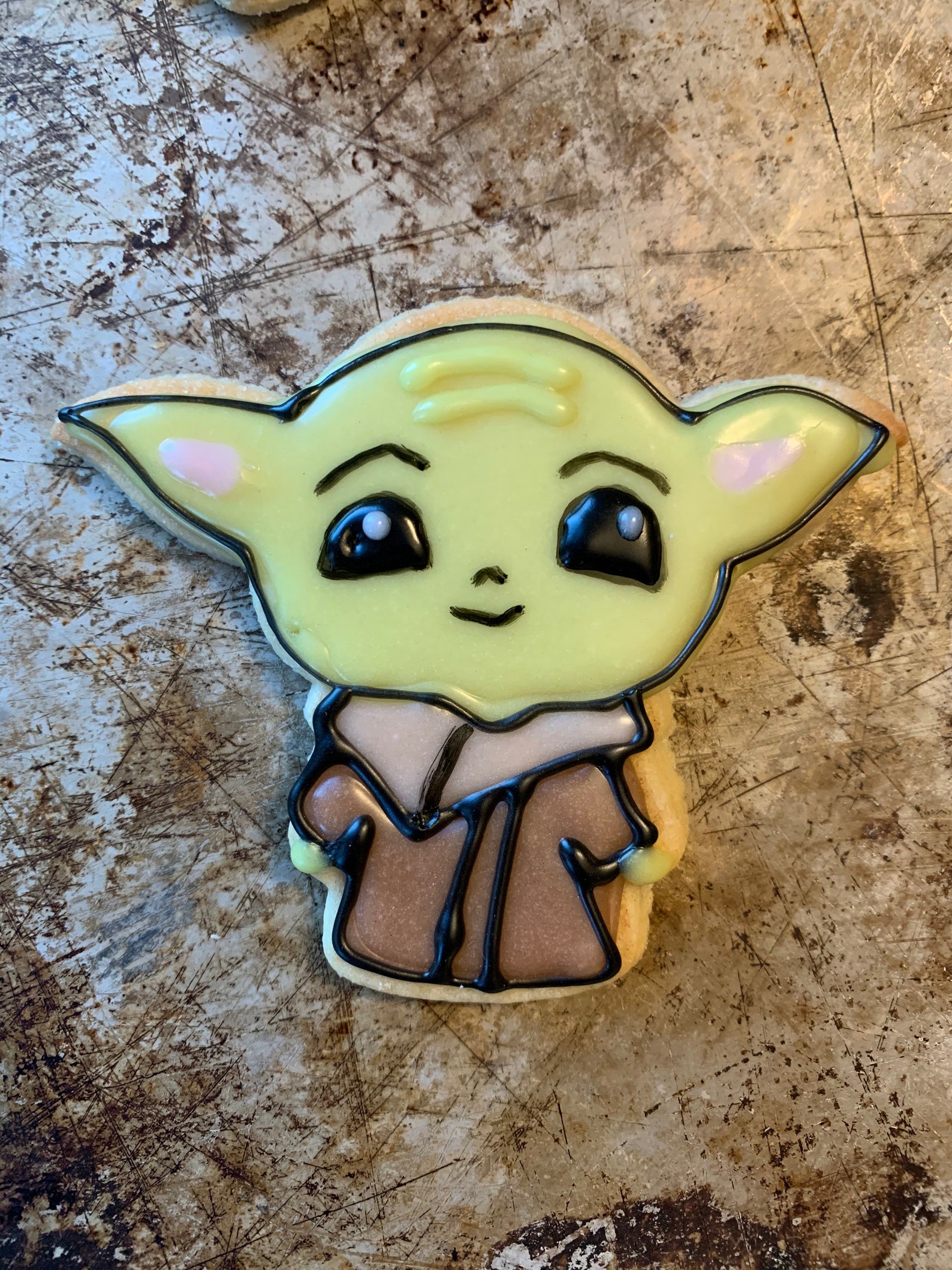 Baby Yoda sugar cookies Etsy