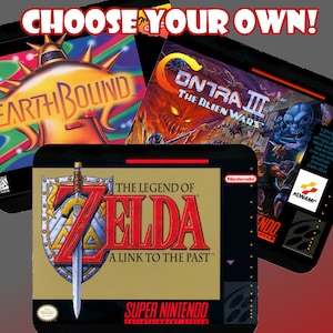 Custom Choose your own favorite SNES game art mouse pad - Super Nintendo covers