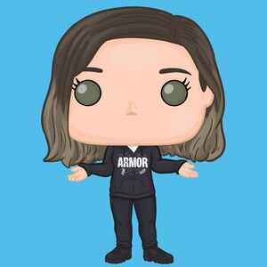 DIGITAL ONLY Custom Funko Pop style portrait - personalized artwork gift - for graduation christmas birthday anniversary or collectors image 10
