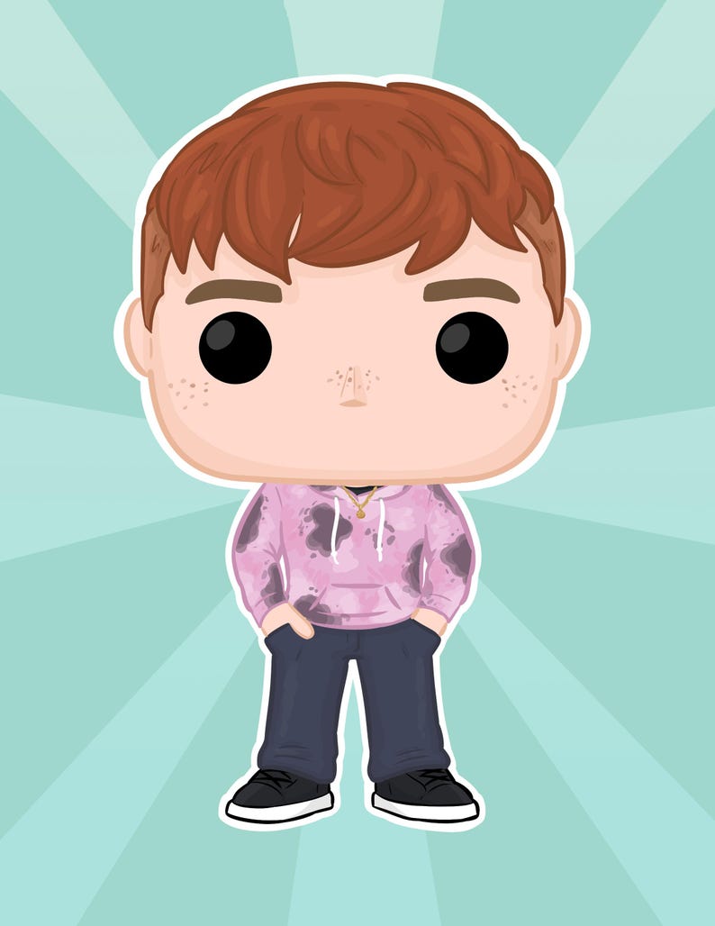 DIGITAL ONLY Custom Funko Pop style portrait - personalized artwork gift - for graduation christmas birthday anniversary or collectors image 6