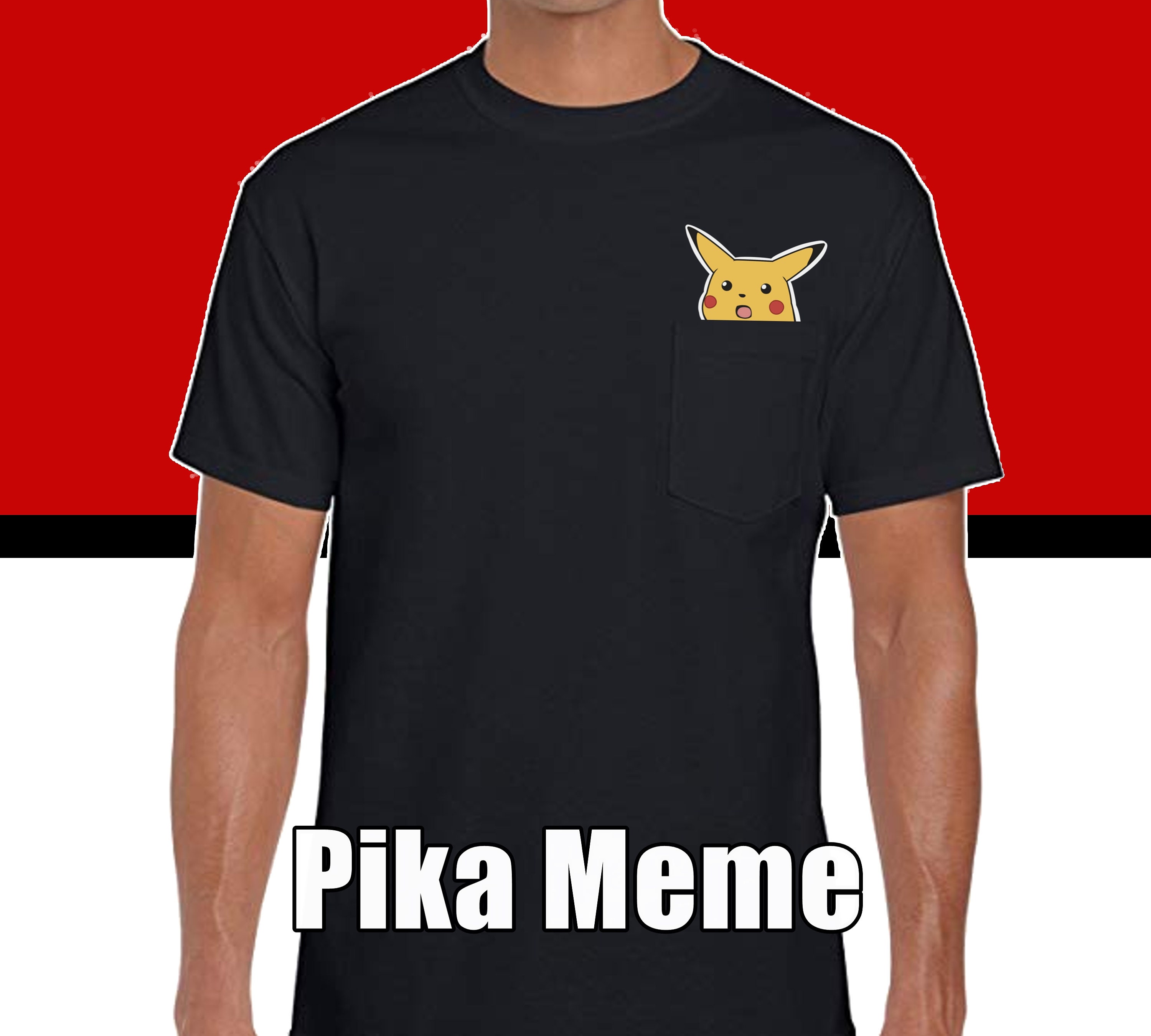 Surprised Pika Meme Shirt Cute Funny Surprised Pika Meme Shirt Cute Funny